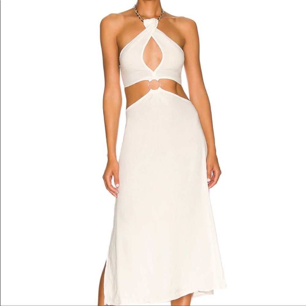 WeWoreWhat Shell Chain Cutout Cover-up Dress Medium Never Worn